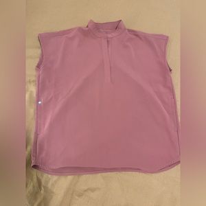 Figs brand, size small, short sleeve scrub top in rose pink color